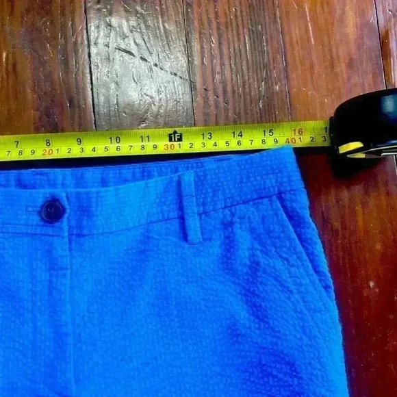 Talbots Women’s 4 Girlfriend Stretch Chino Straight Leg Cobalt Blue - Picture 3 of 10